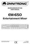 Entertainment Mixer