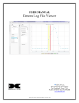 USER MANUAL Detcon Log File Viewer