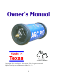 Arc Pig User`s Manual