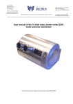 User manual of the 10 slide rotary viewer model 2006 motor