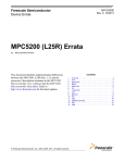 MPC5200 (L25R) - Errata