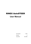 RINEX AutoSTEER User Manual