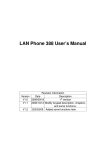 LAN Phone 388 User`s Manual