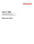 Thor VM1 Reference Guide (Windows CE 6.0 OS)