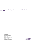 Sentriant Operation Console 2.4 User Guide