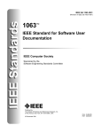 IEEE Std 1063-2001, IEEE Standard for Software User Documentation