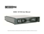 Xi850 / Xi1150 User Manual - Pop