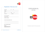 DDS 300 Manual - Disc Disease Solutions