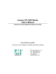 Industio CP-132U Series User`s Manual