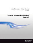Christie Velvet LED Display System
