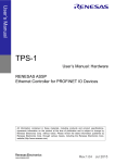TPS-1 User`s Manual - Renesas Electronics