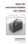 Model `683` Small Animal Ventilator User`s Manual