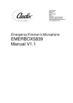 EMERBOX Emergency Fireman`s Microphone