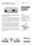 Epson EB-X11 projector