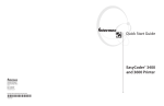 EasyCoder® 3400 and 3600 Printer Quick Start Guide