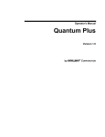 Quantum Plus Operator`s Manual