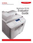 WorkCentre PE120/PE120i Evaluator Guide