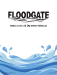 Flood Gate User Manual