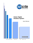 Orator User`s Manual