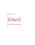DAnS User Manual