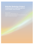 Website Redesign Project Creating Intuitive Content Management