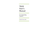 TK20 User`s Manual