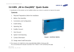 SAMSUNG SDI-ESS Quick Installation Manual - Europe