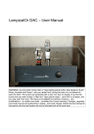 Lampizator DAC – User Manual.pages