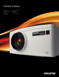 Christie G Series - Projector Central
