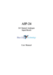 AIP-24 Data Acquisition Card User Manual