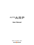 AutoArp Manual - Black and Orange