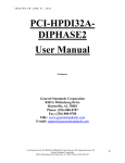 PCI-HPDI32A- DIPHASE2 User Manual