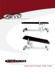 Streamline Series Surgical Tables - User Manual