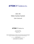 VCS-04 User Manual - R. A. Mayes Company