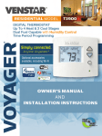 Manual - Thermostats USA