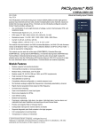 RX3i Universal Analog Input Module, IC695ALG600-DD, GFK