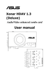 User manual