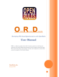 ORD User Manual