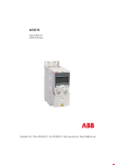 ABB ACS310 Drive User`s Manual