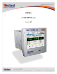 PT455 USER MANUAL - United Process Controls