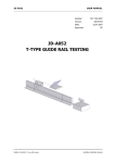 JD-A052 T-TYPE GUIDE RAIL TESTING