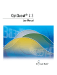 OptQuest User Manual - University of Central Missouri
