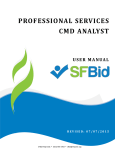 User Manual for Professional CMD Analyst