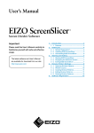 EIZO ScreenSlicer User`s Manual