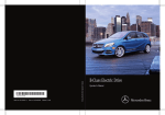 2015 B-Class Electric Drive User Manual - Mercedes-Benz B