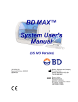 BD MAX System User`s Manual