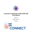 Consumer Preferences Profile (CPP) GUI User Manual