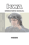 OPERATOR`S MANUAL - Universo Sniper Airsoft