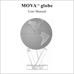 mova globe manual - Earthtech Products