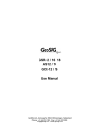 GSR / GCR / AS User Manual